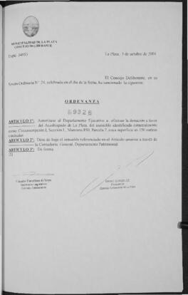 Ordenanza n° 9328 de 2001