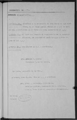 Ordenanza n° 1777 de 1949
