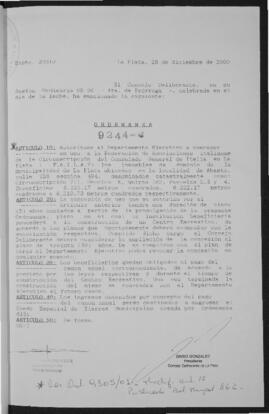 Ordenanza n° 9244 de 2000