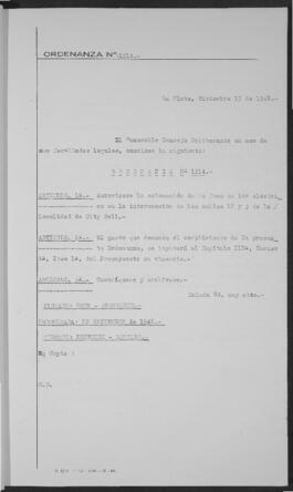 Ordenanza n° 1214 de 1948