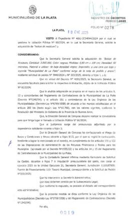Decreto nº 219 de 2025, ALAK, Julio Cesar