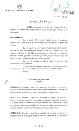 Decreto nº 615 de 2025, ALAK, Julio Cesar
