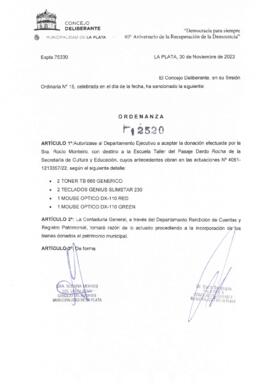 Ordenanza nº 12520 de 2023