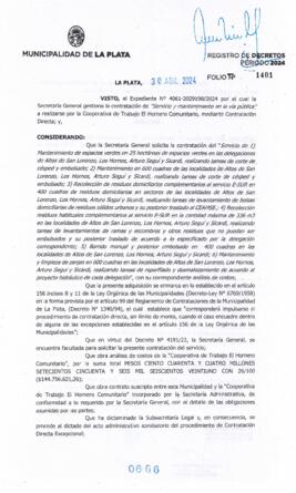 Decreto nº 666 de 2024, ALAK, Julio Cesar