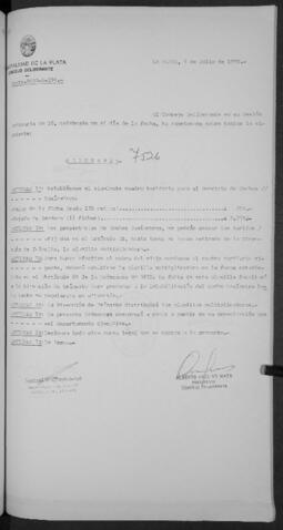 Ordenanza n° 7526 de 1990