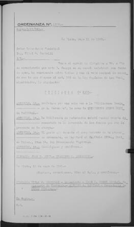Ordenanza n° 1380 de 1949
