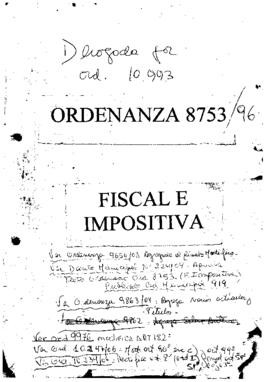 Ordenanza n° 8753 de 1996