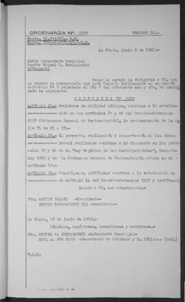 Ordenanza n° 3329 de 1965