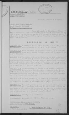 Ordenanza n° 1101 de 1948