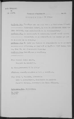 Ordenanza n° 1732 de 1949