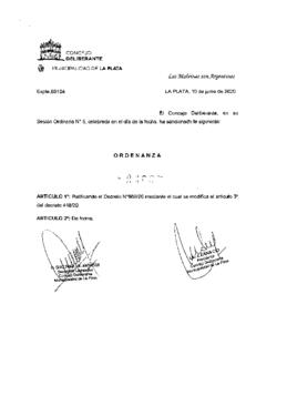 Ordenanza nº 11937 de 2020