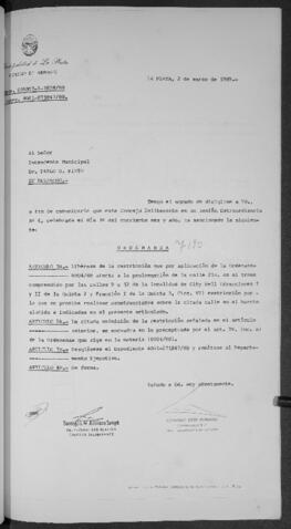 Ordenanza n° 7180 de 1989