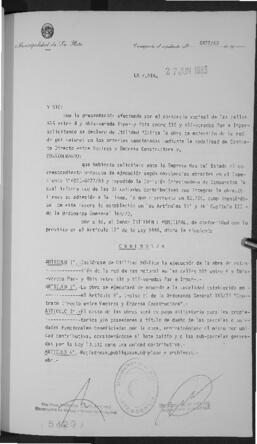 Ordenanza n° 5429 de 1983