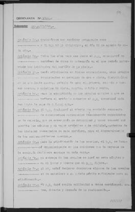 Ordenanza n° 1800 de 1949