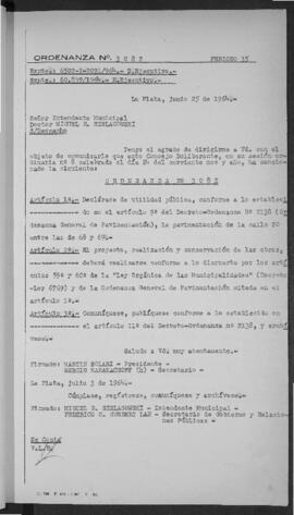 Ordenanza n° 3082 de 1964