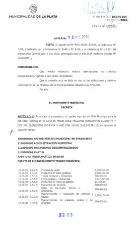 Decreto nº 3203 de 2024, ALAK, Julio Cesar